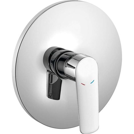 Bruckner Schmitz - Unterputz-Brausebatterie für 1 Gerät, Chrom 863.041.1 (1/2)