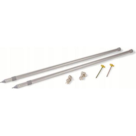 Fiamma Kit di pali argentati per campeggio