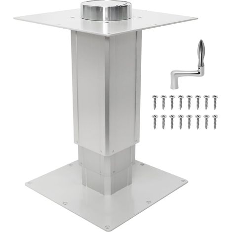 Pied de Table Télescopique Robuste Ajustable Tatami pour Camping-car, Yacht, en Alliage d'aluminium, Pieds de Table pour Camping-car, Marine, Bateau, Yacht, Hauteur de 11 à 31 Pouces (1/5)