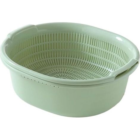 Sieb 2-in-1, Spülschüssel, Kunststoff, leicht, für Obst, Gemüse, Küche (1/5)