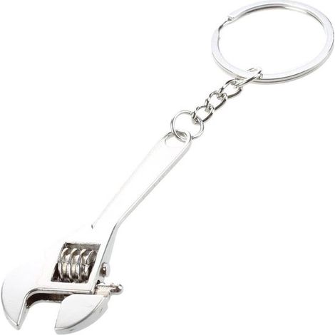 Maulschlüssel verstellbarer Schraubenschlüssel 1 Stück Multifunktionsschlüssel Handwerkzeug Verstellbarer Schraubenschlüssel Silber 11,5 cm mit S (1/5)