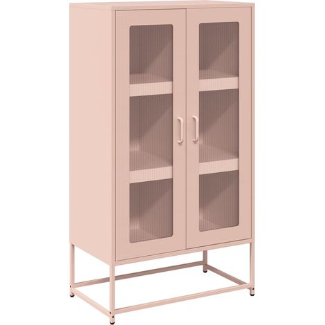 Maison Exclusive - Credenza Rosa 68x39x123 cm in Acciaio
