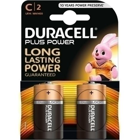 PILAS DURACELL C PLUS (MN1400-LR14) B/2