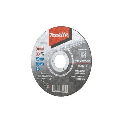 Disco da taglio MAKITA alluminio 115x1x22 mm B-45325 (1/2)