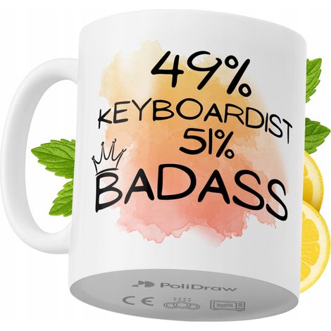 Lustige Kaffeetasse für Keyboarder mit witzigem Textdesign – ideal für Geburtstage, Namenstage, Feiertage und besondere Anlässe. Hochwertige Tasse für Zuhause, Büro und Arbeit. Farbe: Weiß, 330 ml.