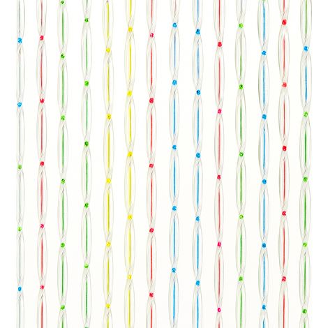 Tenda Antimosche Modello ELBA – Multicolor – 120 x h240 cm per portefinestre esterno (1/2)