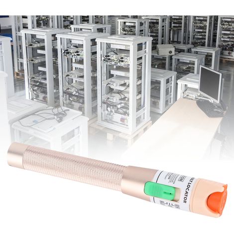 Détecteur de défauts visuel AUA-30 (type stylo), stylo à lumière rouge, source de lumière rouge, stylo de test pour fibre optique, portée de 5 km (1/5)