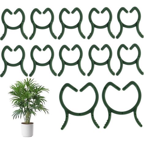 200 pezzi di clip di supporto per piante, fascette per pomodori e piante rampicanti, clip di fissaggio in plastica resistenti e riutilizzabili - Ortaggi (1/5)