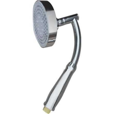 Allonge réglable pour pomme de douche – Accessoire de salle de bain en acier inoxydable, hauteur ajustable, compatible avec la plupart des robinets et supports (1/4)