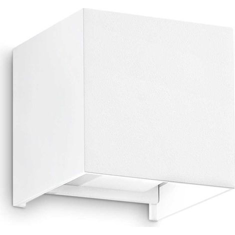 Ideal Lux ATOM Applique Murale Extérieure LED Intégrée 2 Lumières Haut Bas Blanc 1050Lm 3000K IP54