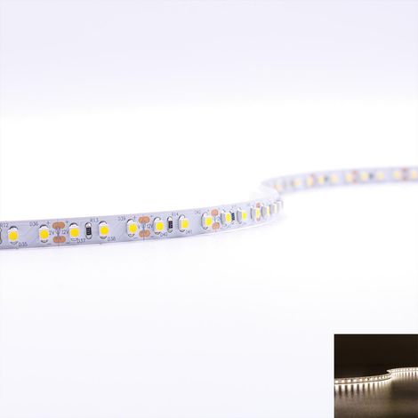 Strip 12V LED Streifen 5M 9,6W/m 120LED/m 8mm - Lichtfarbe: Neutralweiß 4000K - Schutzart: IP20 (1/5)