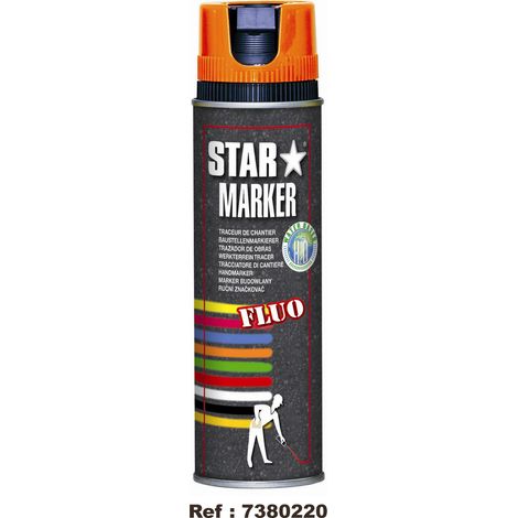 500 ml di vernice per marcatura temporanea arancione neon OUTIFRANCE