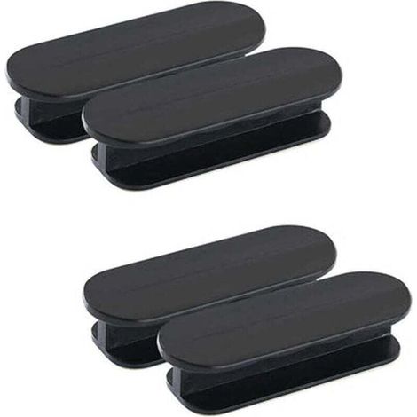 Boutons et poignées de meubles, XU,Pack de de 4 poignées auto-adhésives pour placard de cuisine, Tiroir, Fenêtre, Porte coulissante - KZQ