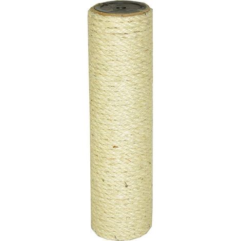 Sisalpfosten 35 cm, M10-Gewinde, für Katzenbaum, Möbelschutz (1/3)