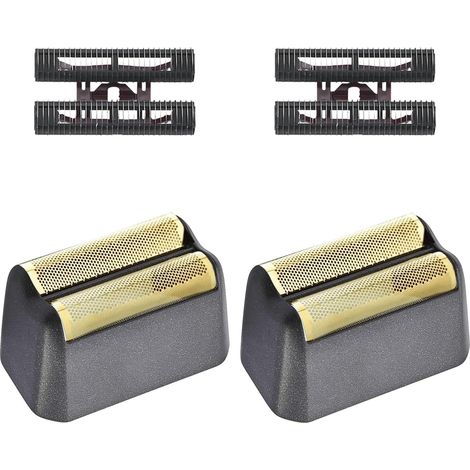 2 Têtes De Rasoir, Grille Et Lames, Acier Inoxydable, Pour Wahl Foil Shaver (1/5)