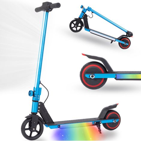 Trottinette électrique enfant 6,5’’ 6-12 ans, pliable, charge max 50 kg, pour chambre enfant, charge 50 kg, 60Wh, autonomie 5-8 km