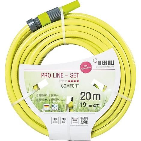 Rehau Pro Line 3/4" 20m Gartenschlauch set (1/5)