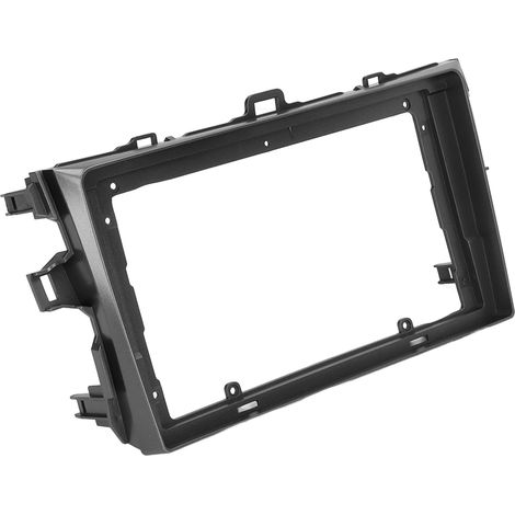 9-Zoll-Silber-2DIN-Radioblende für Toyota Corolla 2006–2013 – Ersatz-ABS-Rahmen