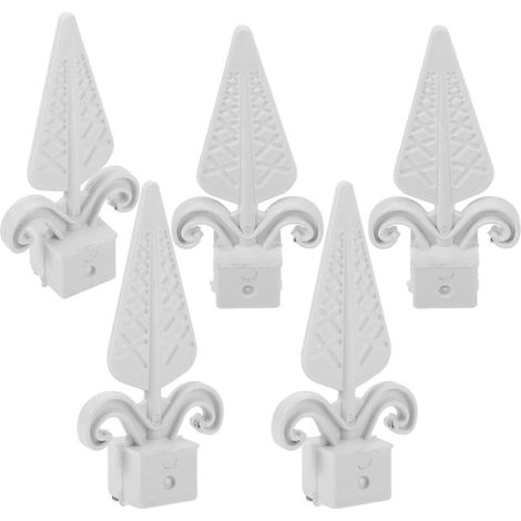 Lot de 10 embouts décoratifs pour clôture, portail, jardin, style ferme. (1/5)