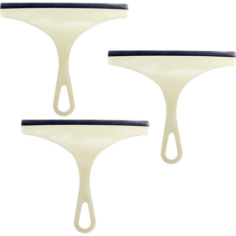 Raclette Pour Salle De Bain - Lame En Silicone Souple Et Précise - Pour Portes De Douche Vitres Et Miroirs - Lot De 3 (1/5)