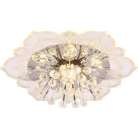 Cristal modernedirigéplafonnier -20centimètre-9watt-Lustre du couloir-Couronne jaune (1/5)