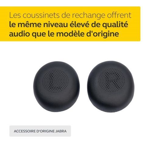 Ohrpolster - JABRA - Evolve2 40/65 - Schwarz - 6 Stück - Headset (1/3)