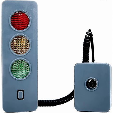 Aide au stationnement en garage, alarme d'aide au stationnement à LED, capteur de stationnement pour garage, capteur de pare-chocs à LED avec panneau stop et hauteur réglable, fonctionne sur piles, mu (1/5)