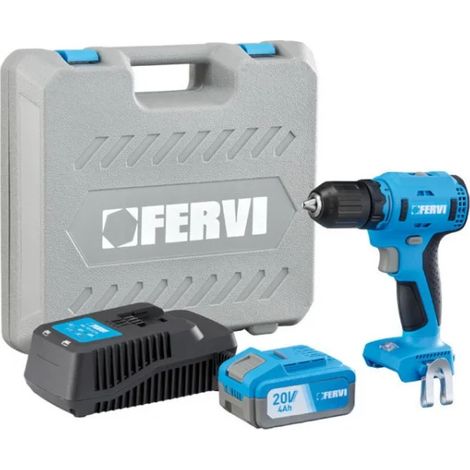 Fervi FB20CD3AB-14B Perceuse-visseuse sans fil et sans balai 20 V (1/2)