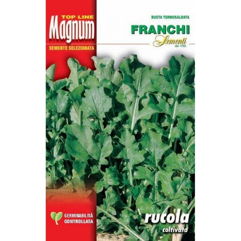 SEMI RUCOLA COLTIVATA FOGLIA LARGA BUSTA MAGNUM