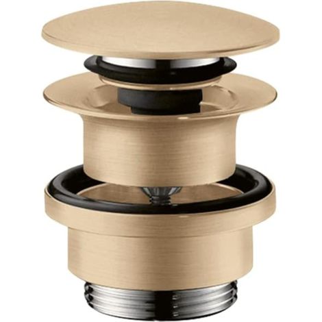 Desagüe de lavabo push-open HANSGROHE bronce cepillado (1/3)