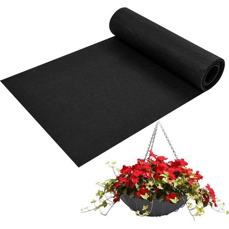 Rouleau de revêtement en feutre non tissé pour panier à suspendre, 30 x 300 cm, facile à couper pour intérieur et extérieur, jardin, pot de fleurs, fenêtre, jardinière, pot de fleurs, pot de fleurs (1/5)