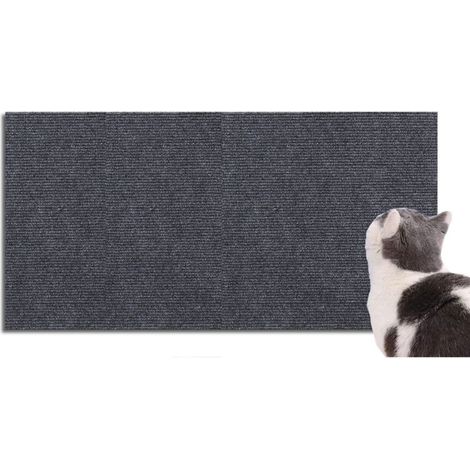 Griffoir mural pour chat, accessoire ludique et résistant à l'usure et aux griffures, autocollant mural multifonctionnel anti-peluches (1 pièce) (1/5)