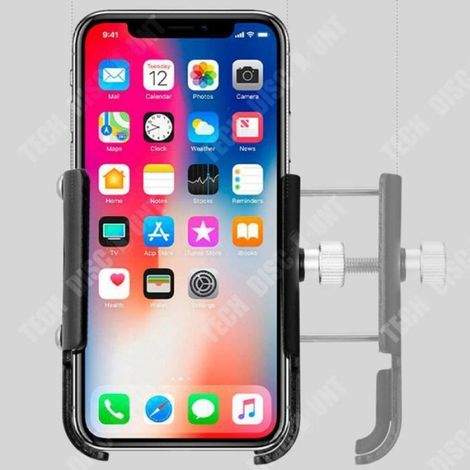 Accessoires vélo/moto/auto - - Support téléphone - Aluminium - Étanche - Facile à installer (1/4)