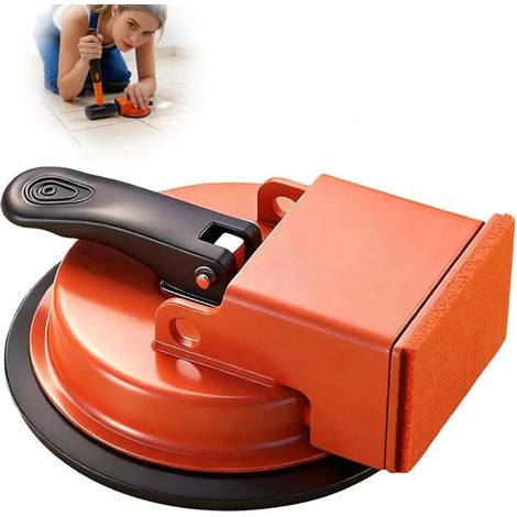 Ventouse, ventouse pour carrelage, carrelage autocollant, outil stratifié, outil réglable, réparation de sols stratifiés, outil d'aspiration pour joints de carrelage pour bois et sols en vinyle (1/5)