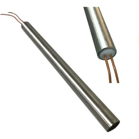 RESISTENZA ACCENSIONE STUFA A PELLET LUNGA MM 155 DIAM 10 300 WATT SP 12 (1/4)
