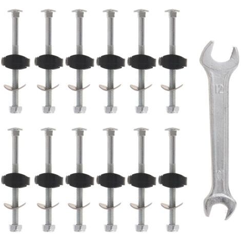 12-piece long trampoline screws, spare parts for trampolines, good trampoline stability (1/4)