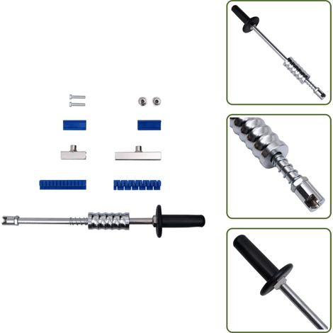 Estrattore ammaccature - vidaXL Set Martello Scorrevole 7 pz in Acciaio al Carbonio - Rimozione ammaccature