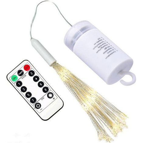 Feu D'artifice LED Lumières Colorées, 120 LED Lumière étincelle de Noël imperméable s'allume à Télécommande Pour Chambre, Jardin, Patio, Mariage, Fête, Décoration de Bricolage(couleur) (1/5)