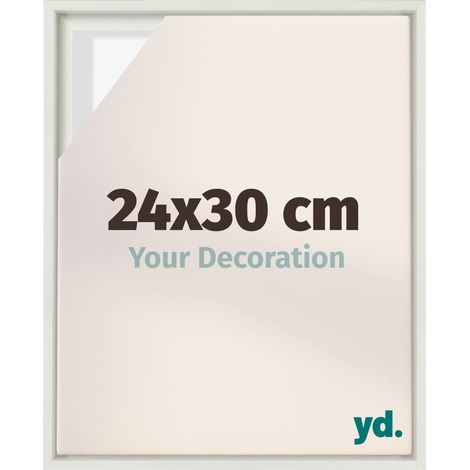 Your Decoration - Cadre flottant - Blanc Mat - Cadre en caisse américaine pour toile sur chassis - MDF - Lyon (1/5)