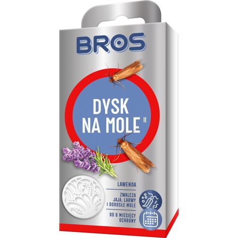 Repelente de polillas de lavanda Bros - Protección para la ropa durante 6 meses