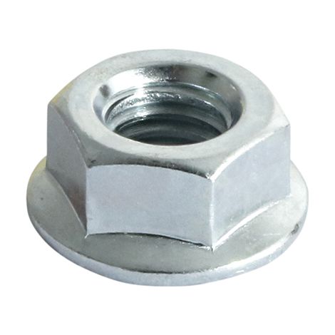 TIMCO Hex Serrated Flange Nuts DIN6923 Silver - M12