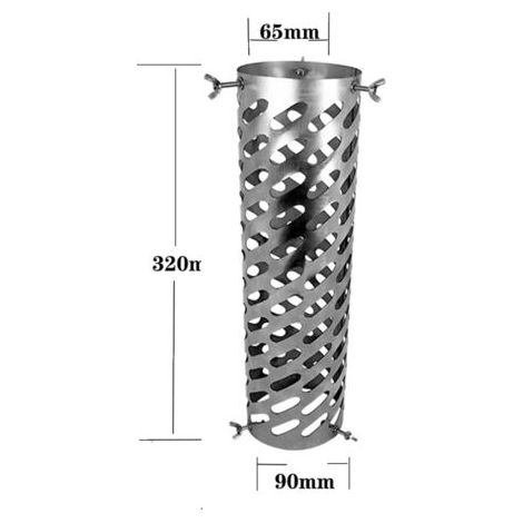 QORVA-Poêles de chauffage de Camping, accessoire de cheminée, tente Portable, bois de chauffage, tube de cheminée plié et droit