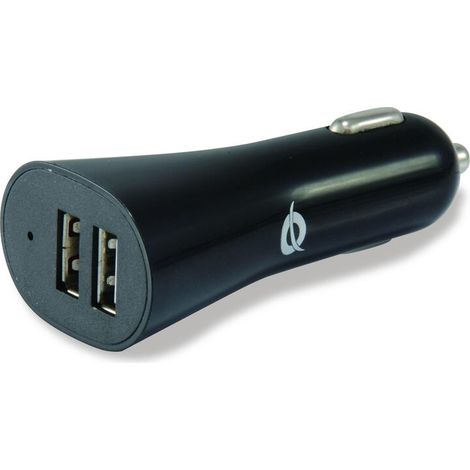 CARGADOR CONCEPTRONIC 5V 2x USB  PARA COCHE 12/24V 4.2A (1/4)