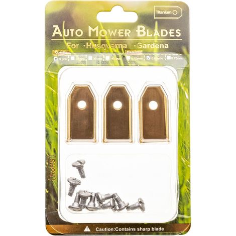Couteaux en titane Gardena Sileno Husqvarna 105 305 315 315x 310 415x 430