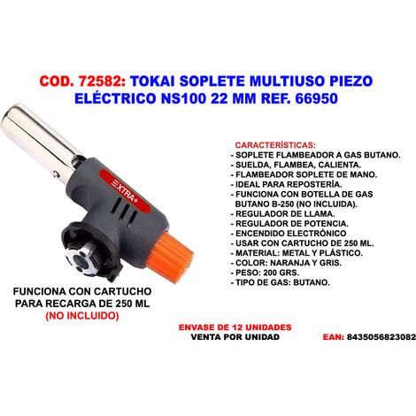 Torcia con bruciatore Tokai NS100 B-250 senza cartuccia 66950