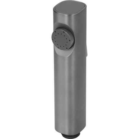 Douchette pour bidet, pommeau de douche ergonomique pour WC avec filetage extérieur G1/2 et pression d'eau réglable, gris (1/5)