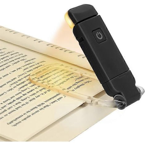 Wiederaufladbare LED-Leselampe mit USB-Anschluss, verstellbar, mit Zeichenklemme und Augenschutz. Tragbare Schreibtischlampe zum Lesen. (1/5)