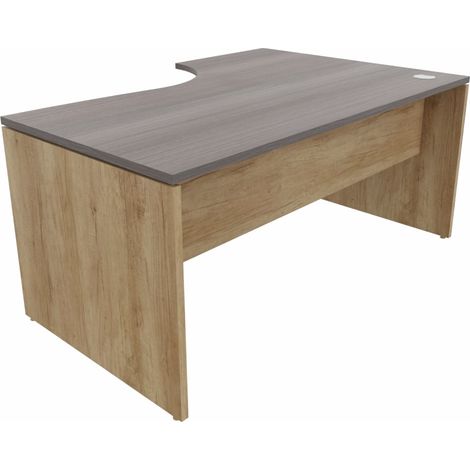 Bureau compact individuel pieds panneaux Serenity (1/5)