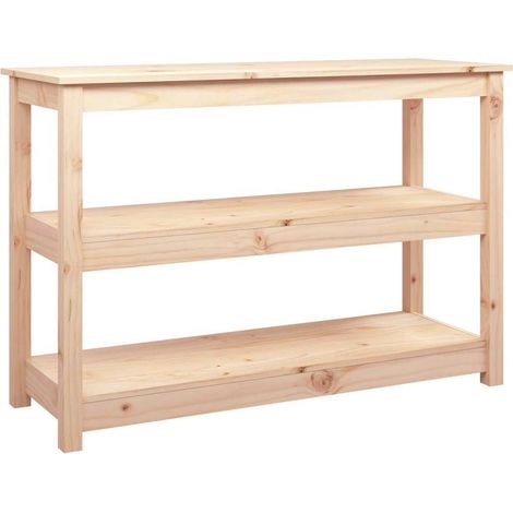 Maison Exclusive - Mesa consola madera maciza de pino 110x40x74 c (1/5)