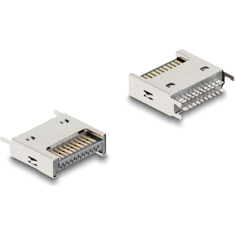 Delock Llave A USB 10 Gbps Tipo-E 20 pines macho recto para montaje por soldadura SMT